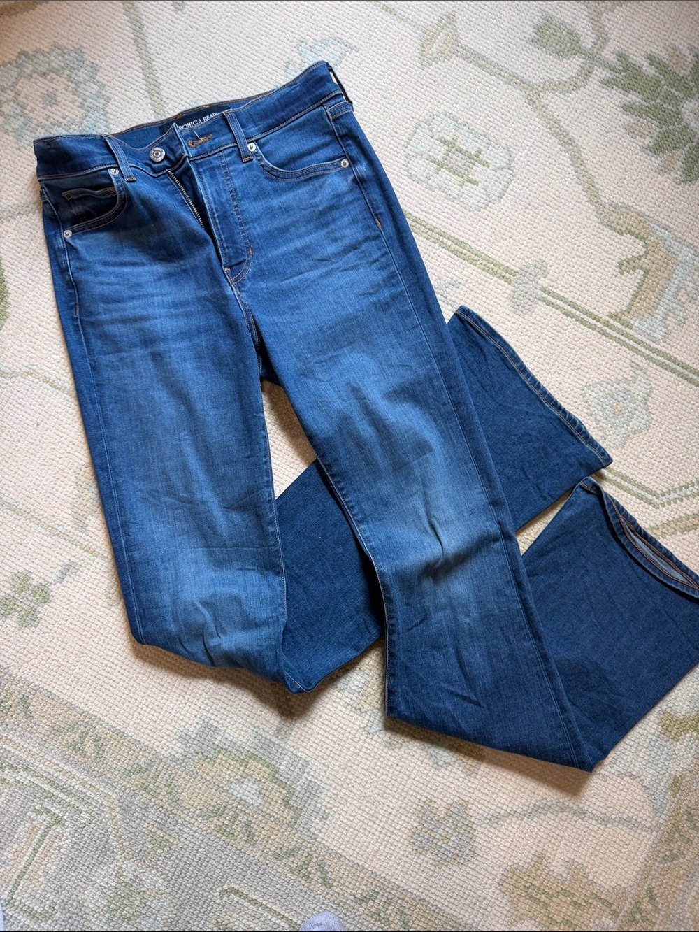 Veronica Beard Beverly Skinny-Flare Jeans